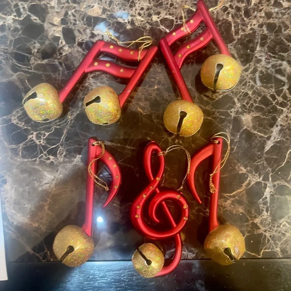 Musical Note Ornament Set!